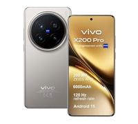 vivo X200 Pro Smartphone 5G Cámara Profesional ZEISS 200MP, Pantalla AMOLED 120Hz 6.78”, MediaTek Dimensity 9400, 6000mAh Batería, 12GB RAM 512GB, IP68, Dual Sim, NFC, Android 15, Titanio