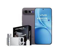 vivo X300 FE Bundle, 12+512GB, cámara superteleojetivo ZEISS, Smartphone 5G con Extensor teleobjetivo ZEISS Gen 2 + Watch GT2 incluidos, Snapdragon 8 Gen 5, 6500 mAh, IP68 e IP69, Android 16