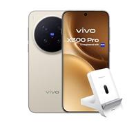 vivo X300 Pro 5G Bundle, Móvil 16GB + 512GB, 6,78", cámara con teleobjetivo ZEISS APO de 200MP, procesador MediaTek Dimensity 9500, IP68 e IP69, Smartphone con 50W Cargador inalámbrico