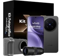 vivo X300 Pro Bundle, cámara con teleobjetivo ZEISS APO de 200MP, Móvil 16GB + 512GB, Pantalla Plana de 6,78", procesador MediaTek Dimensity 9500, Smartphone con Kit de fotográfico, 4 años de garantía