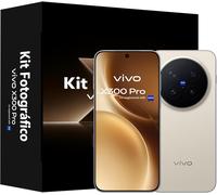 vivo X300 Pro Móvil 5G, 16GB + 512GB, Pantalla Plana de 6,78", ZEISS APO de 200MP, Kit de fotográfico