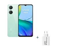 Vivo y03 6.56" 4gb(+4) 128gb green + cargador 44w