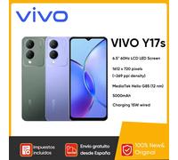 VIVO Y17s 4G teléfono móvil teléfonos móviles inteligentes versión Global Original CPU MediaTek Helio G85 6,56 pulgadas 5000mAh batería 50MP cámaras Forest Green