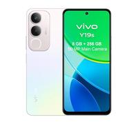 VIVO Y19s，Smartphone 8 GB RAM + 256 GB ROM, Cámara Principal de 50 MP, Batería de 5150 mAh, Luz dinámica, Pantalla superbrillante 6,68”, IP64, Teléfono móvil 4G, Dual SIM, Android 14, Plateado