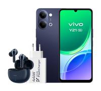 vivo Y21 5G 4 GB (+4) 256 GB negro con cargador y auriculares