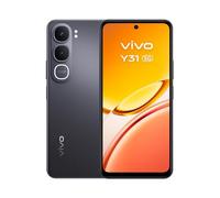 vivo Y31 5G, Smartphone con 6 GB + 6 GB de RAM Ampliable y 256 GB, batería de 6500 mAh, IP68 e IP69, amplificación de Volumen al 400%, cámara de 50 MP, Pantalla LCD de 6,72", móvil Android 15, Negro
