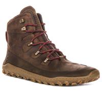 Vivobarefoot Tracker Cuero Terrain Botines Hombre En Marrón Caqui Talla 7-12