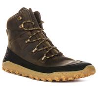 Vivobarefoot Tracker Cuero Terrain Botines Hombre En Marrón Caqui Talla 7-12