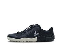 VIVOBAREFOOT Zapatillas Primus Trail III All Weather FG Textile Obsidian para Mujer, Negro y Blanco, 39 EU