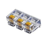 VIVOCH 100 Pcs RJ11 6P4C Telephone Connectors, RJ11 6P4C Telephone Modular Plugs
