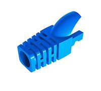 VIVOCH 50 botes de alivio de tensión Cat5 Cat5E Cat6, RJ45, cubierta de conector de red modular, enchufe de red, conector de cable, Blue