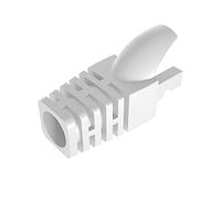 VIVOCH 50 botes de alivio de tensión Cat5 Cat5E Cat6, RJ45, cubierta de conector de red modular, enchufe de red, conector de cable, White