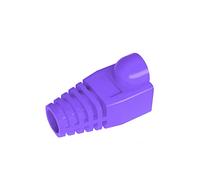 VIVOCH 50 Pcs Cat5 Cat5E Cat6 Strain Relief Boot, RJ45 Plug Connector Cover Modular Network Plug Connector Cap Cable Connector Boots, Purple