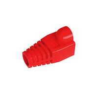 VIVOCH 50 Pcs Cat5 Cat5E Cat6 Strain Relief Boot, RJ45 Plug Connector Cover Modular Network Plug Connector Cap Cable Connector Boots, Red