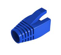 VIVOCH 50 Pcs Cat6 Cat6A Cat7 Strain Relief Boot, RJ45 Plug Connector Cover Modular Network Plug Connector Cap Cable Connector Boots, Blue