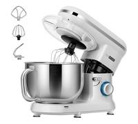 VIVOHOME Batidora Amasadora Profesional 1500W 5,7LGancho Masa Varillas