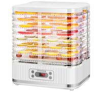 VIVOHOME Deshidratador de Alimentos con 8 Bandejas Deshidratadora de Frutas con Pantalla LCD Temperatura Ajustable 35-70℃ Deshidratadoras de Carne Setas y Fruta Temporizador de 72H