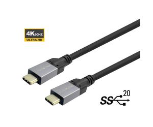 VivoLink Cable USB 3.2 de 5m (USB-C a USB-C), 100 W, 20 Gbps