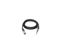 Cable de audio XLR3 (M) a jack estéreo (M) 10 m negro - VivoLink