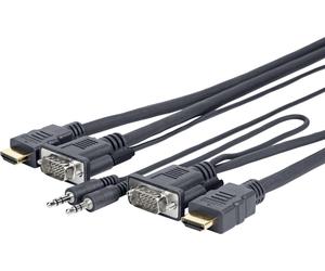 Vivolink provgahdmifly3 adaptador de cable de vídeo 3 m vga (d-sub) +