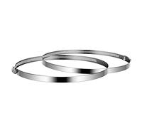 vivosun 2pcs acero inoxidable conducto abrazaderas 4 "