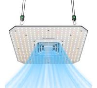 VIVOSUN AeroLight A100SE, luz LED de crecimiento de 100 W para plantas de interior con ventilador de circulación integrado, compatible con aplicación y controlador Growhub E42A/E25 para lograr más