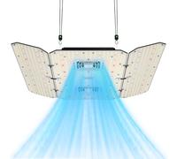 VIVOSUN AeroLight Wing AW400SE, lámpara de cultivo LED de 400W con ventilador de circulación integrado, compatible con aplicación, utilizable con controlador GrowHub E42A/E25 para carpas de cultivo de