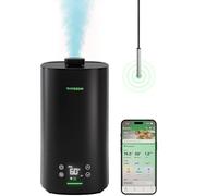 VIVOSUN Humidificador para Plantas 5L Smart, AeroStream H05 24 dB Silencioso, Niebla Fría 360°, 50H de Uso, Rellenado Superior, Ultrasonidos, para Armario de Cultivo