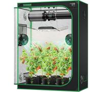 VIVOSUN S538 - Tienda de Campaña de Cultivo de 5 x 2, 60 x 32 x 80 Pulgadas, Mylar Reflectante de Alto con Ventana de Observación y Bandeja de Suelo para Plantas Hidropónicas de Interior para
