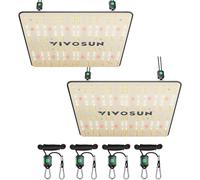 VIVOSUN VS1000 Luz de Cultivo LED con Diodos Samsung LM301 y Controlador Sosen Luces Regulables Sunlike Full Spectrum para Plantas de Interior, Lámparas para Tienda de Cultivo 2x2/3x3