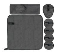 VIVOTE Juego de 7 almohadillas desmaquillantes de microfibra con diadema de spa, paño de maquillaje reutilizable con bolsa de lavandería, toallitas de limpieza facial, toalla lavable para quitar