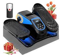 VIVURN Mini Elíptica Eléctrica de Sobremesa con 12 Velocidades Ajustables, Mando a Distancia, Alfombrilla Antideslizante, Silenciosa y Compacta, Ideal para Personas Mayores y Oficinas en Casa