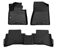 VIWIK Alfombrillas de Piso para Sportage 2016-2021, protección contra Todo Tipo de Clima, Juego Completo Personalizado, Incluye 1ª y 2ª Fila Delantera y Trasera de Color Negro