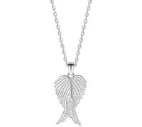 Viwind Collar Mujer Alas de ángel 925 Alas de plata esterlina Colgante Amor Joyería hecha a mano Regalo con escaparate