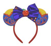 Viwind Diademas de orejas de ratón para mujer, lindos lazos de manzana blanca nieve para niñas, disfraz de princesa Blancanieves, regalos de fiesta de cumpleaños, Halloween, Navidad, accesorios para