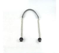 VIXDA 1 par de Asas largas Plateadas de Doble Cadena para Bolsos de Hombro de Mujer Obag Accesorios