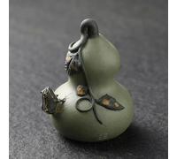 VIXDA 1 Pieza Juego de té de Kung fu Manual Creativo con diseño de Rana de Calabaza y decoración para Mascotas con Aerosol de Arena Morada