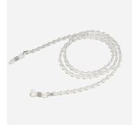 VIXDA 1 Unidad Cadena de Gafas de Sol para Mujer, Cadena de Cuentas cilíndricas, cordón anticaída para Gafas, Collar, Regalo para mascarilla Femenina, cordón