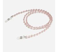 VIXDA 1 Unidad Cadena de Gafas de Sol para Mujer, Cadena de Cuentas cilíndricas, cordón anticaída para Gafas, Collar, Regalo para mascarilla Femenina, cordón