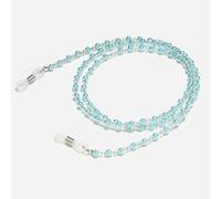VIXDA 1 Unidad Cadena de Gafas de Sol para Mujer, Cadena de Cuentas cilíndricas, cordón anticaída para Gafas, Collar, Regalo para mascarilla Femenina, cordón