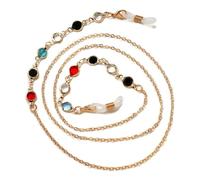 VIXDA 1 Unidad Cadenas para Gafas de Sol para Mujer, con Perlas acrílicas y Cristales, cordón de Cristal