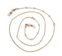 VIXDA 1 Unidad Cadenas para Gafas de Sol para Mujer, con Perlas acrílicas y Cristales, cordón de Cristal