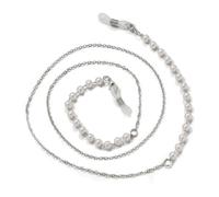 VIXDA 1 Unidad Cadenas para Gafas de Sol para Mujer, con Perlas acrílicas y Cristales, cordón de Cristal