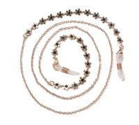 VIXDA 1 Unidad Cadenas para Gafas de Sol para Mujer, con Perlas acrílicas y Cristales, cordón de Cristal