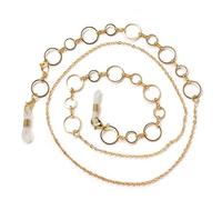 VIXDA 1 Unidad Cadenas para Gafas de Sol para Mujer, con Perlas acrílicas y Cristales, cordón de Cristal