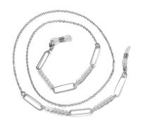 VIXDA 1 Unidad Cadenas para Gafas de Sol para Mujer, con Perlas acrílicas y Cristales, cordón de Cristal