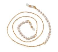 VIXDA 1 Unidad Cadenas para Gafas de Sol para Mujer, con Perlas acrílicas y Cristales, cordón de Cristal