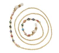 VIXDA 1 Unidad Cadenas para Gafas de Sol para Mujer, con Perlas acrílicas y Cristales, cordón de Cristal
