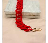 VIXDA 1 Unidad de 38 cm, Correa de Hombro de Repuesto Desmontable, Correa de Resina acrílica, Correa de Cadena para Bolso, Asas para Bolso