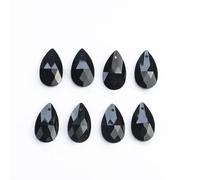VIXDA 10PCS 28mm Tear Drop Crystals Prism Sun Catcher Clear Glass Chandelier Crystal Parts DIY Hanging Pendant Jewelry Spacer Faceted